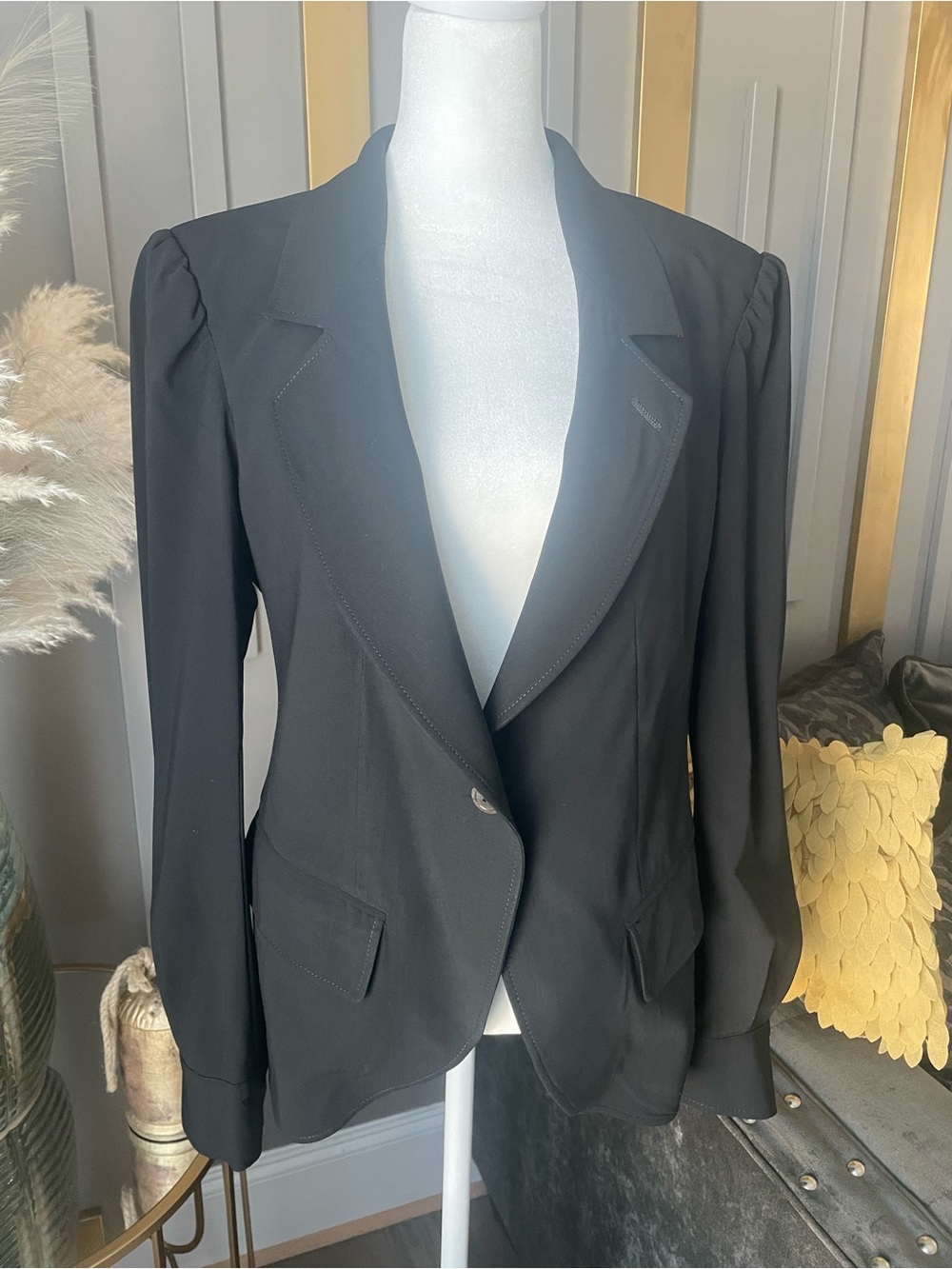 Archive Fall 2007 Yves Saint Laurent Rive Gauche One-Button Blazer F42/10